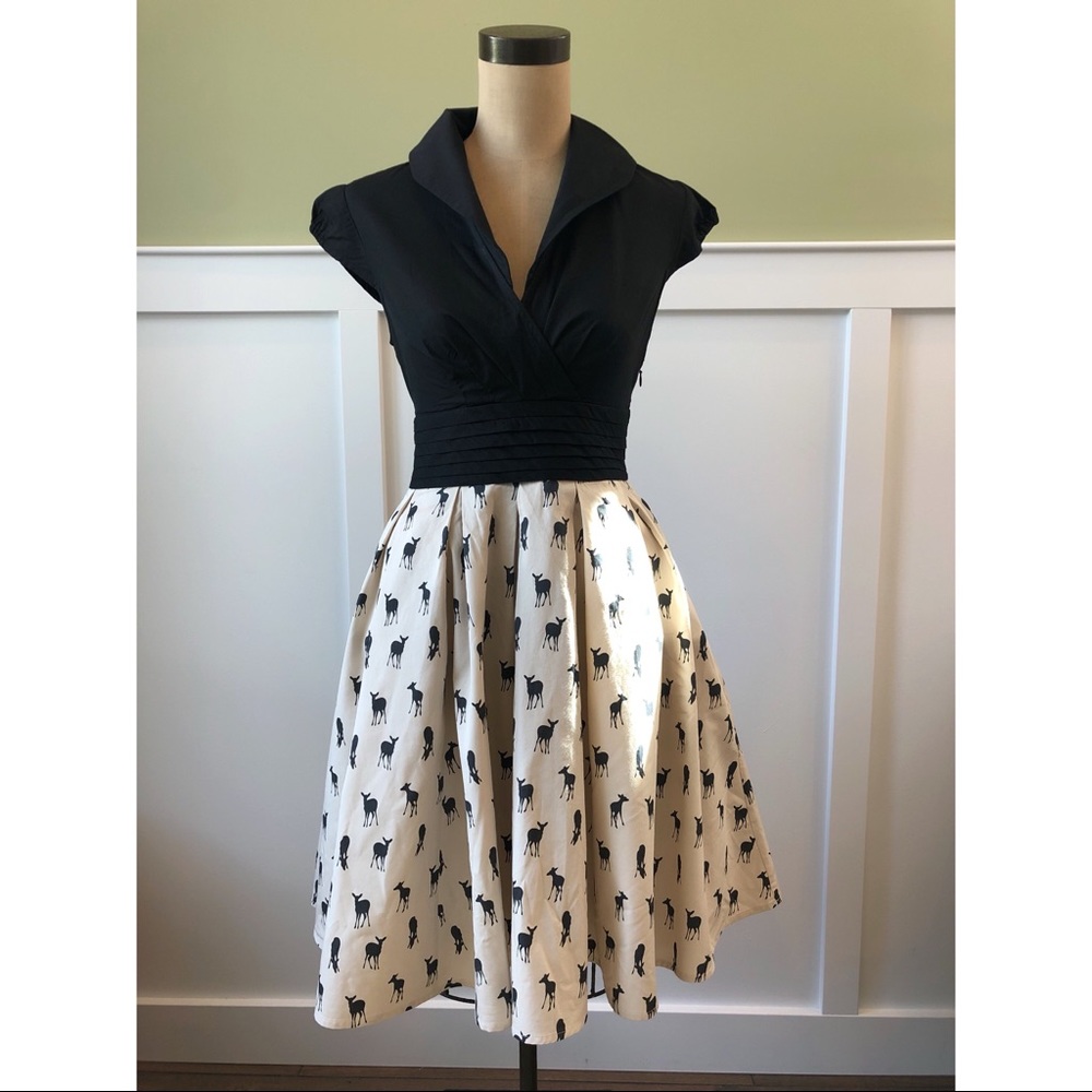 50’s Style Fawn Dress